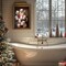 Funny Bathroom Wall Art Diamond Painting Kit for Adults – 5D Christmas Santa DIY Full Round Drill Diamond Dots Gem Painting for Beginners, 12x16 Inch
